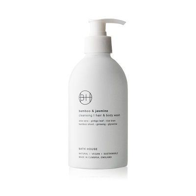 Bath House "Bamboo & Jasmine" Hair & Body Wash - 300 ml