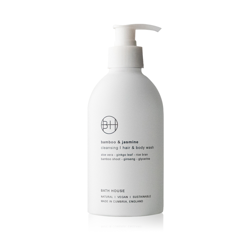 Bath House "Bamboo & Jasmine" Hair & Body Wash - 300 ml