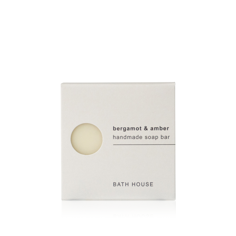 Bath House "Bergamot & Amber" Soap Bar - Badzeep 100g