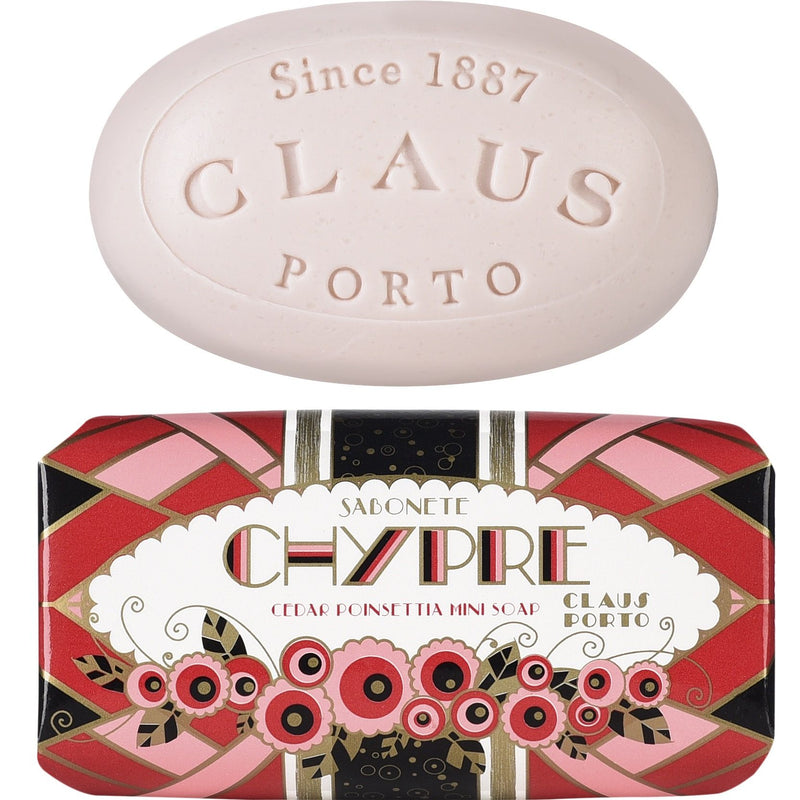 Claus Porto "Chypre" - Cedar & Poinsetta Mini Soap 50g.