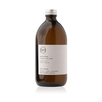 Bath House "Fig & Nutmeg" - Relaxing Badschuim 500 ml