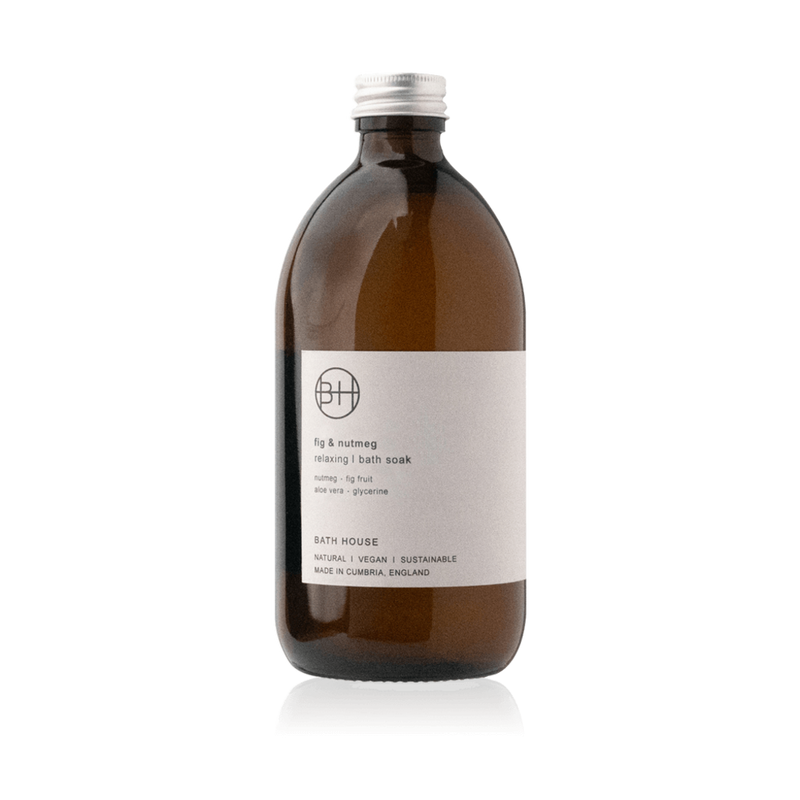 Bath House "Fig & Nutmeg" - Relaxing Badschuim 500 ml