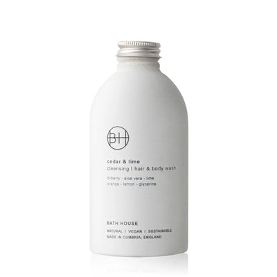 Bath House "Cedar & Lime" Hair & Body Wash - 300 ml