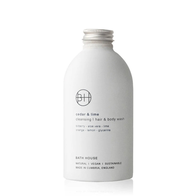 Bath House "Cedar & Lime" Hair & Body Wash - 300 ml