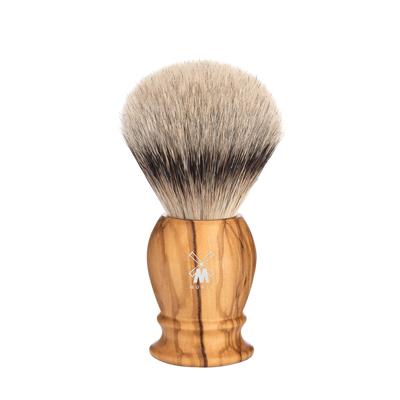 Muhle "CLASSIC" Scheerkwast Silvertip  - Olive Wood