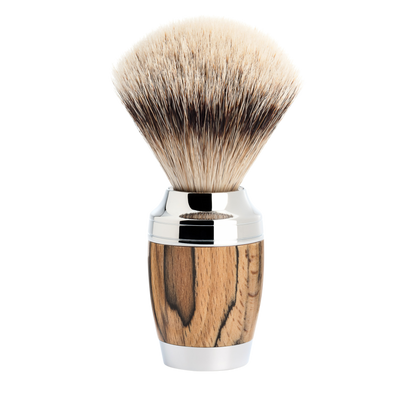 Muhle "STYLO" Silvertip Badger - Spalted Beech Wood (M)