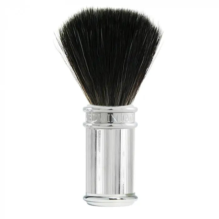 Edwin Jagger "Synthetic" Shaving Brush Chrome Lined (M)