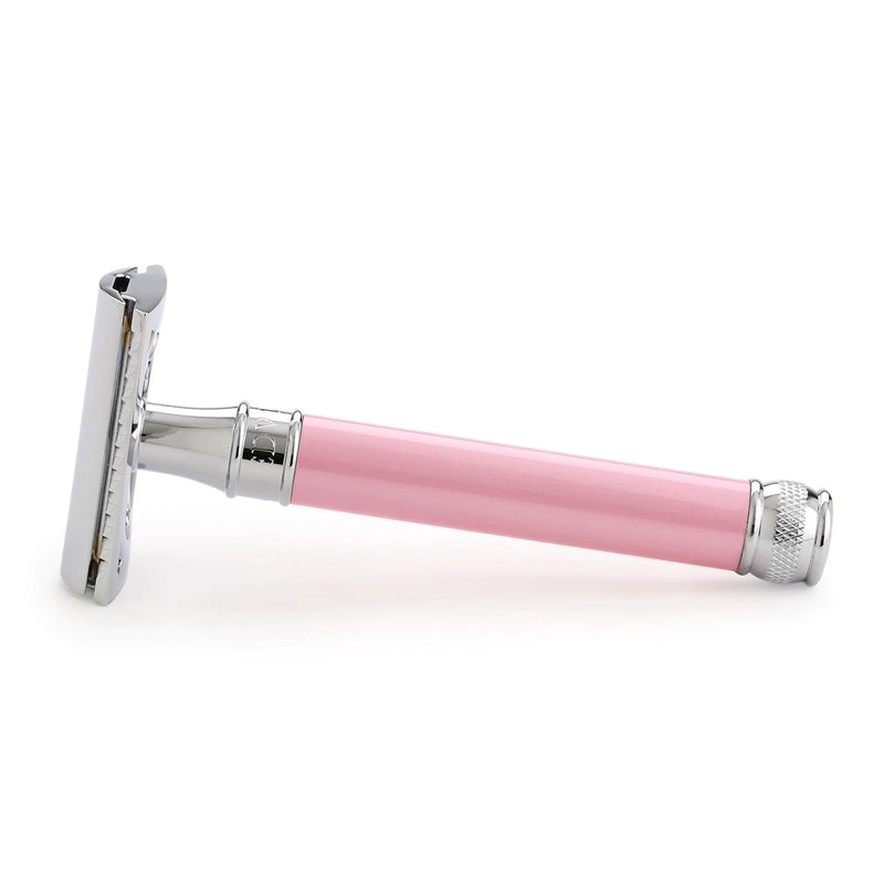 Edwin Jagger DE Safety Razor - Long Pink (Closed Comb)