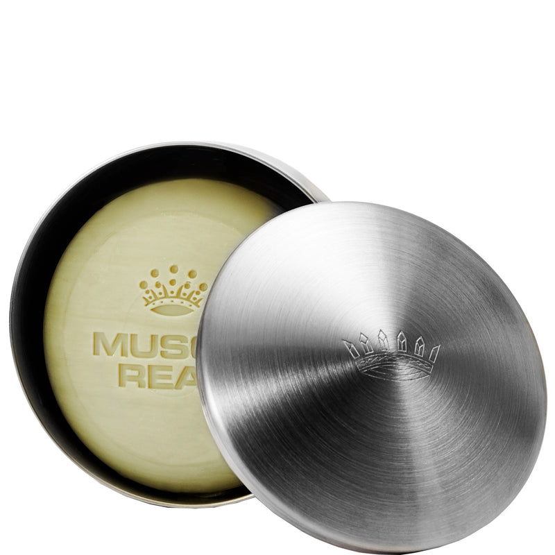 Musgo Real "Shaving Soap with RVS Bowl" - Classic Scent 125g.