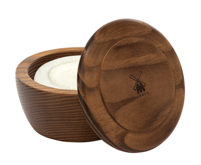 Muhle "Sandalwood" Scheerzeep in Wooden Bowl - 65g