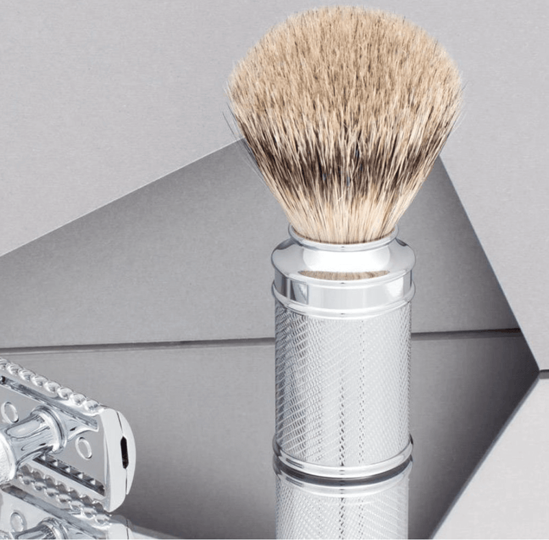 Muhle "TRADITIONAL" Scheerkwast Silvertip - Chroom