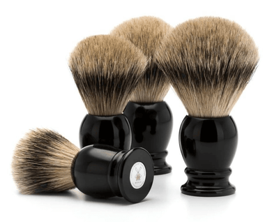 Kopie van Muhle "Classic" Scheerkwast Silvertip  - Zwart (S)