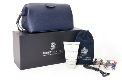 Truefitt & Hill "Gentleman's Travel Wash Bag" - Orange