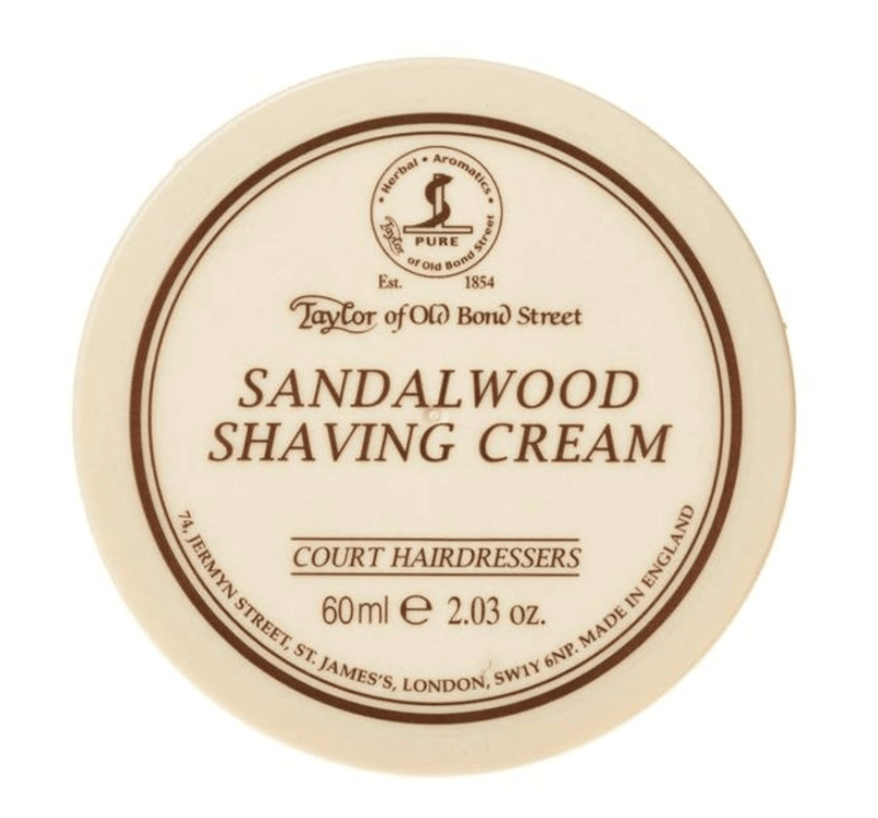 Taylor of Old Bond Street "Sandalwood" Scheercrème - Travelsize 60g