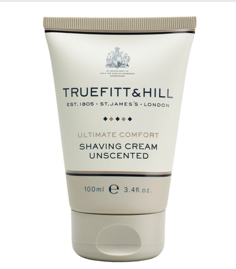 Truefitt & Hill "Ultimate Comfort" Shaving Cream Unscented - Tube 100 ml.