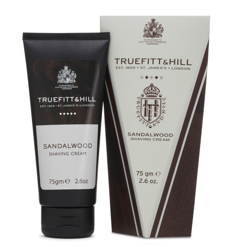 Truefitt & Hill "Sandalwood" Scheer Crème - Tube 75g.