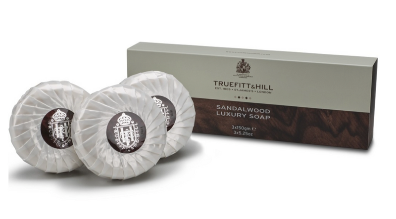 Truefitt & Hill "Sandalwood" Bath Soap - 3 x 150 gr.