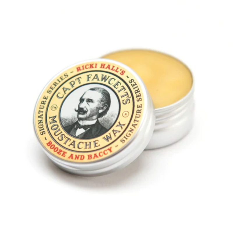 Captain Fawcett "Booze & Baccy" Moustache Wax - 15ml