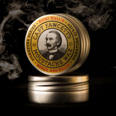 Captain Fawcett "Booze & Baccy" Moustache Wax - 15ml