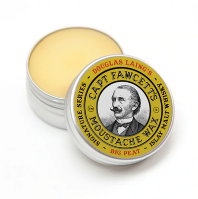 Captain Fawcett "BIG PEAT Whisky" Moustache Wax - 15ml