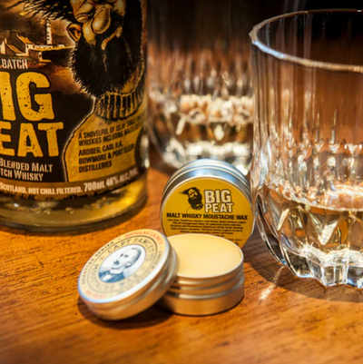 Captain Fawcett "BIG PEAT Whisky" Moustache Wax - 15ml