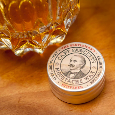 Captain Fawcett "Gentleman's Stiffener Whisky" Moustache Wax - 15ml