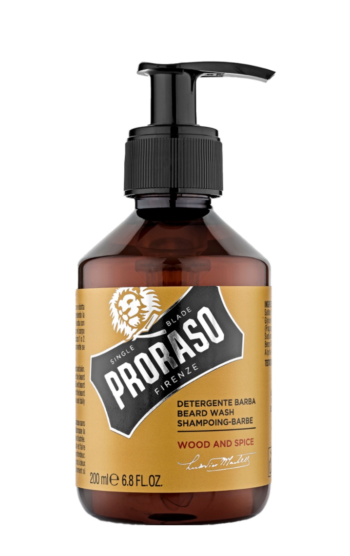 Proraso "Wood & Spice" Beard Wash - 200 ml.