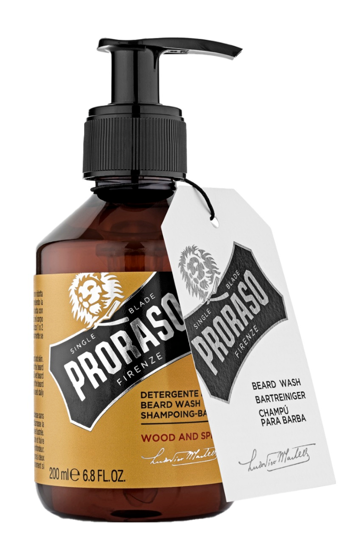 Proraso "Wood & Spice" Beard Wash - 200 ml.