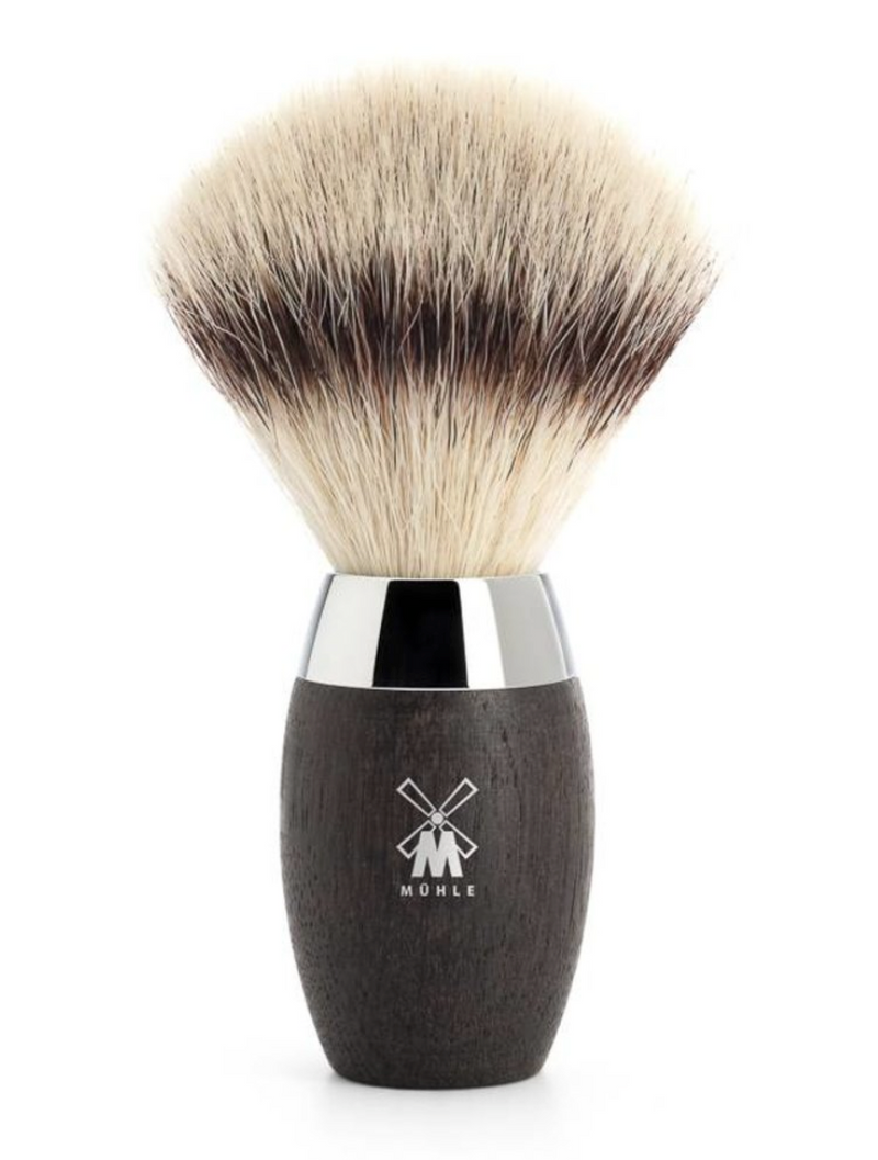 Muhle "Kosmo" Scheerkwast Silvertip Fibre - Moeras Eik (M)