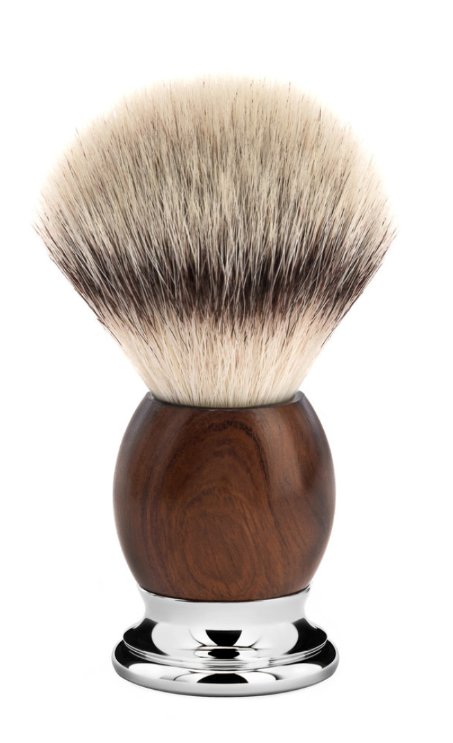 Muhle "Sophist" Scheerkwast Silvertip Fibre - Ironwood (L)