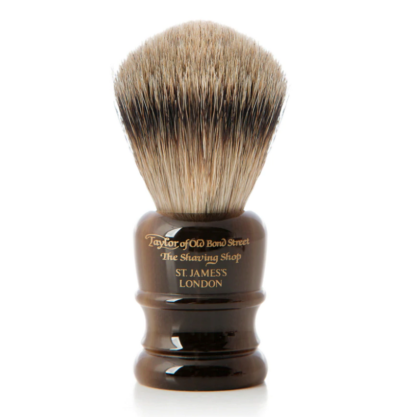 Taylor of Old Bond Street "Contemporary" Super Badger - Faux Horn (M)