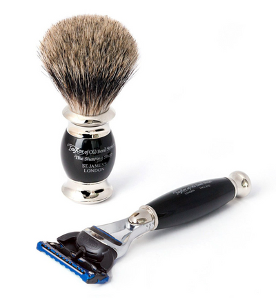 Taylor of Old Bond Street Edwardian "3-Delig Set" Pure Badger - Fusion