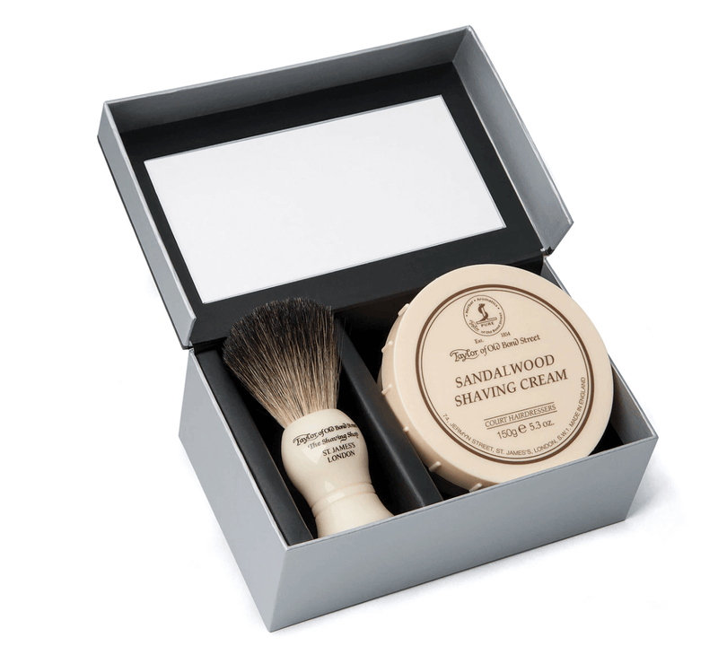 Taylor of Old Bond Street "Sandalwood" Grooming Set - Starters Gift Box