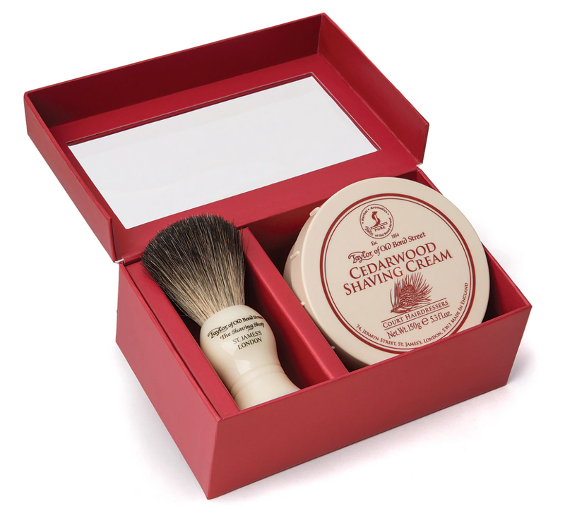 Taylor of Old Bond Street "Cedarwood" Grooming Set - Starters Gift Box