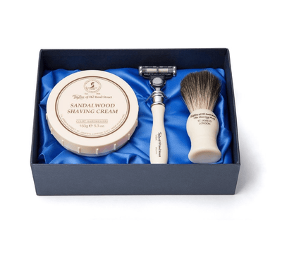 Taylor of Old Bond Street "Sandalwood"  Starters Shaving - Gift Box - Fusion