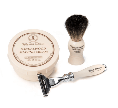 Taylor of Old Bond Street "Sandalwood"  Starters Shaving - Gift Box - Fusion