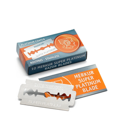 Merkur "Platinum" Double Edge Safety Razor Blades - 10st.