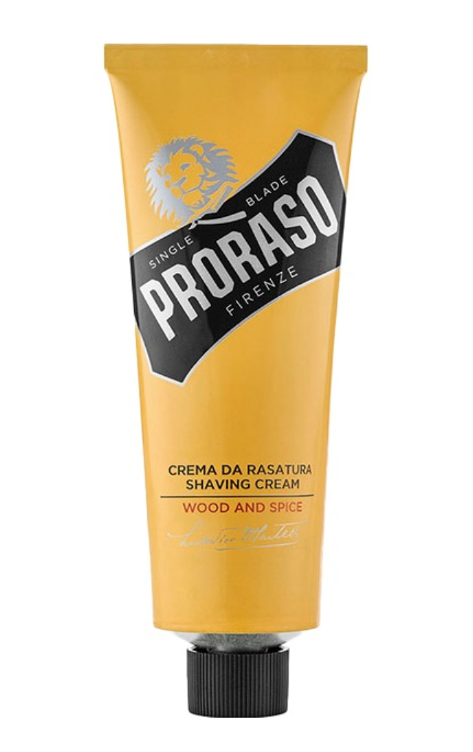 Proraso "Wood & Spice" Shaving Cream Tube - 100ml