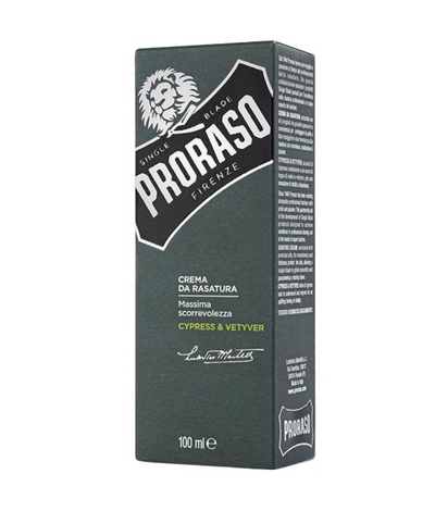 Proraso "Cypress & Vetiver" Shaving Cream Tube - 100ml