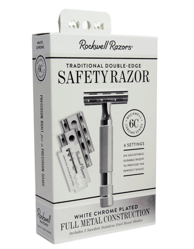 Rockwell Razors "Chrome Series" 6C - White Chrome