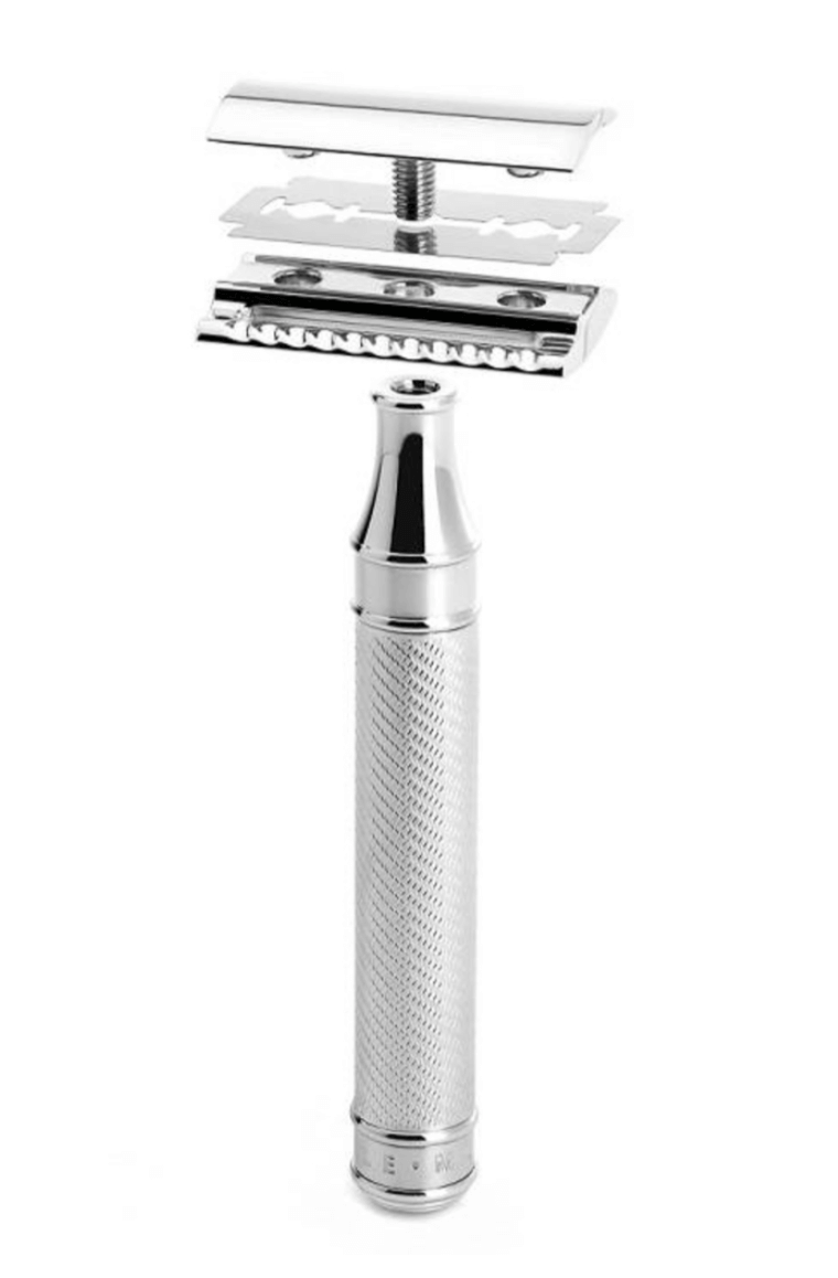 Muhle "Traditional" R89 Grande - DE Safety Razor Chroom