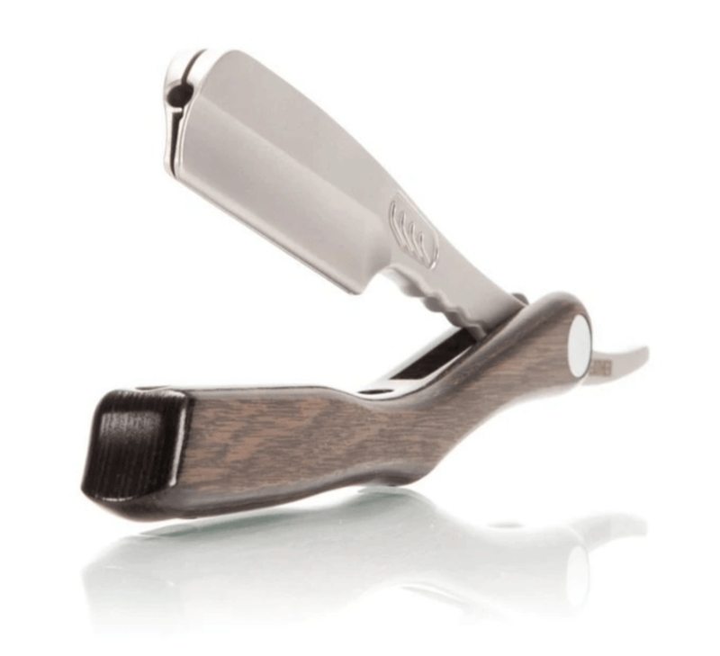 Feather Artist Club SS Razor - Shavette "Scotch Wood"