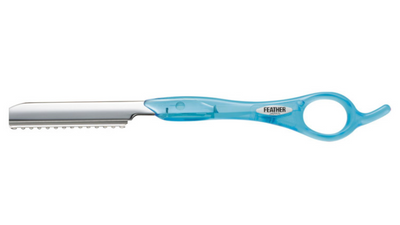  Feather Styling Razor - "Aqua Blue"