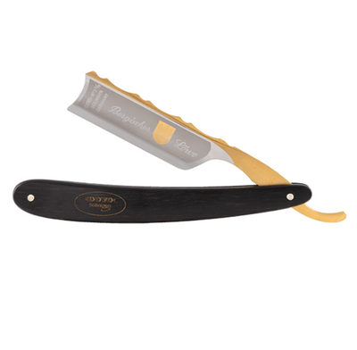 Dovo "Bergischer Löwe" Straight Razor - Black Ebony 6/8"