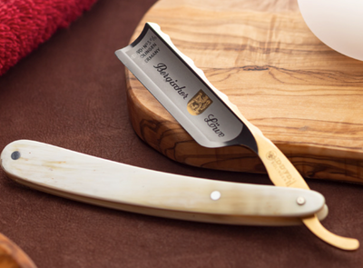 Dovo "Bergischer Löwe" Straight Razor - African Cowhorn 5/8"