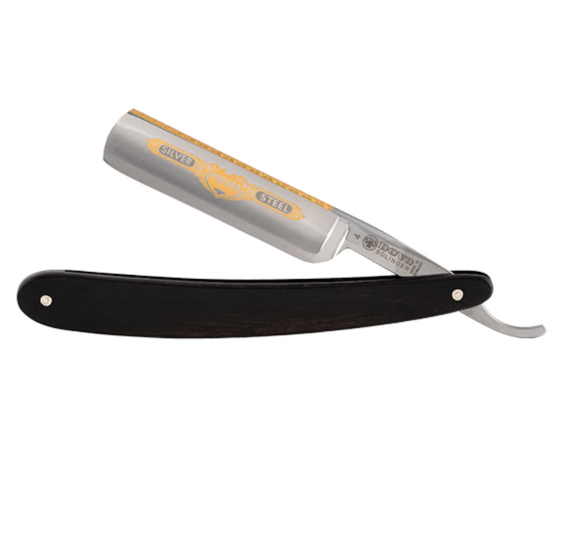 Dovo "Prima Silver Steel" Straight Razor - Black Ebony 5/8"