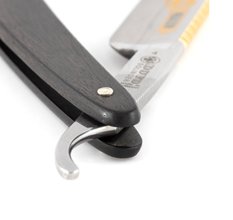 Dovo "Prima Silver Steel" Straight Razor - Black Ebony 5/8"