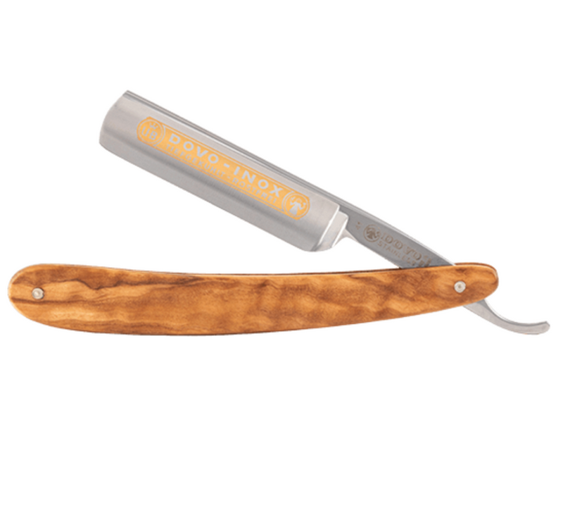 Dovo "Inox" Straight Razor - Olive Wood  5/8"