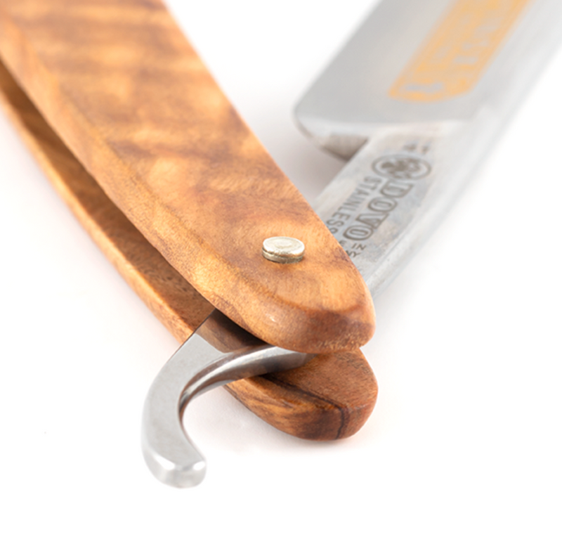 Dovo "Inox" Straight Razor - Olive Wood  5/8"