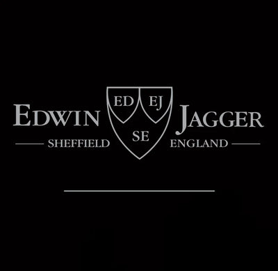 Edwin Jagger "Synthetic" Shaving Brush Bulbous Black (M)